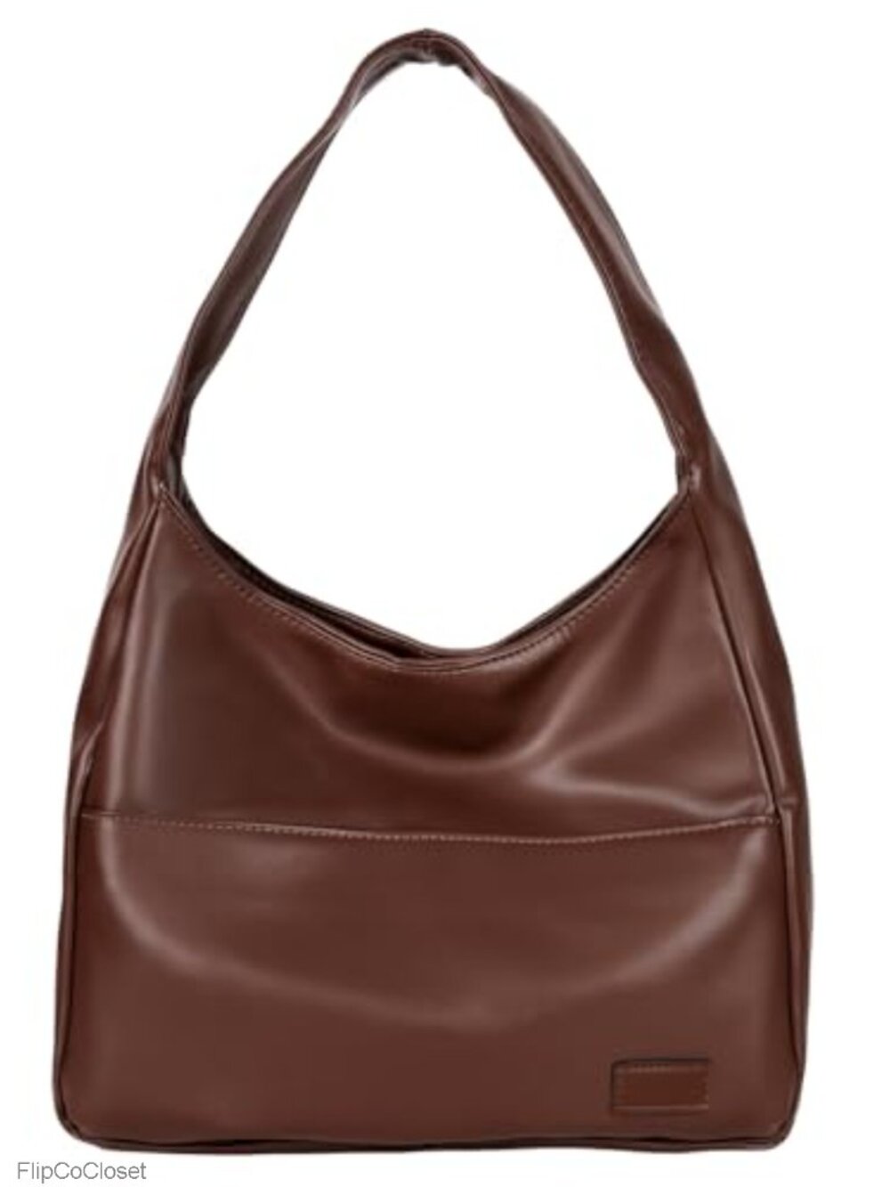 Quilted Vegan Leather Tote Bag Large Hobo Shoulder Bag